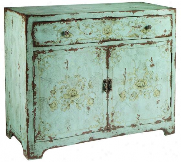 "morgan Cabinet - 35""hx40""w, Blue"