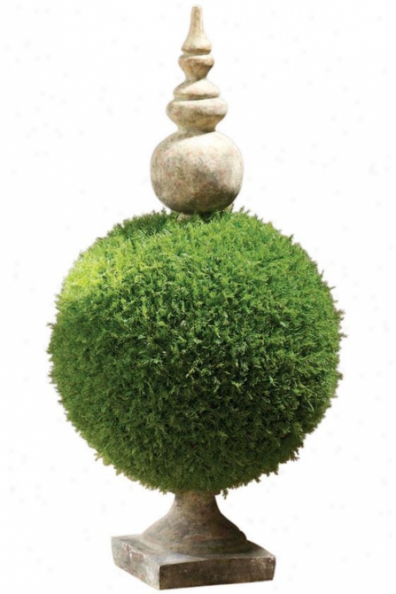 "moss Sphere Topiary Ii - 32""h, Flourishing"