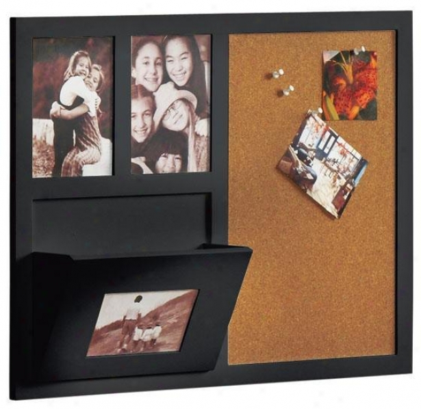 "myra Memo Board - 18""hx24""w, Black"