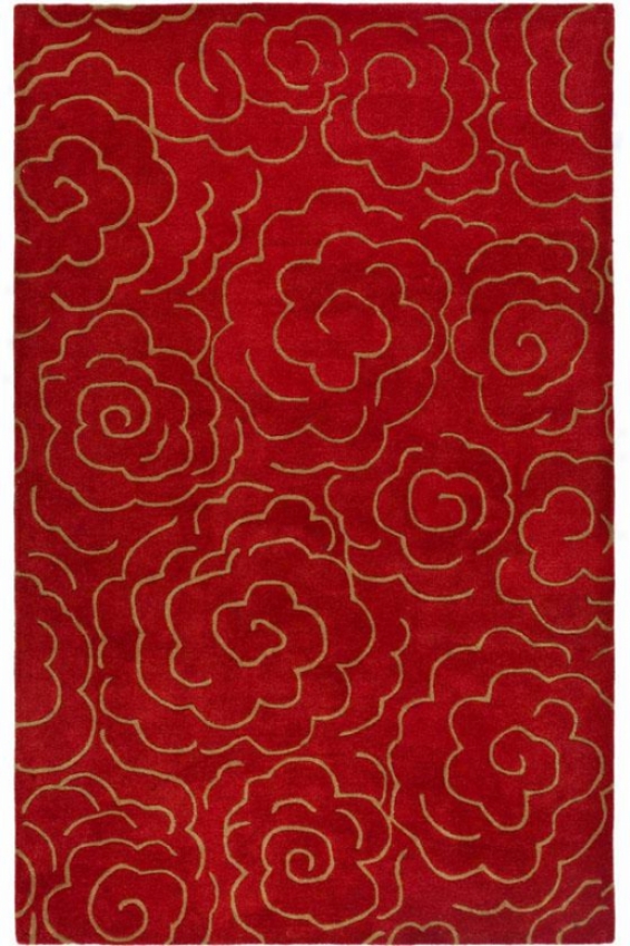 Mystical Area Rug Ii - 2'x3', Red