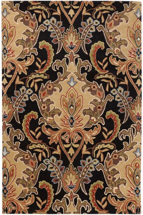 Natal Rug - 2'x3', Blafk