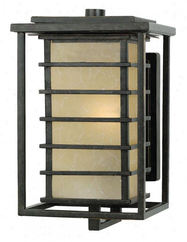 Nathaniel Exterior Wall Lanterns - Small, Gold Bronze