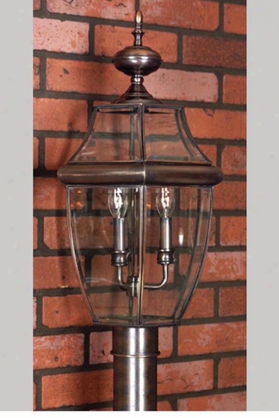 Newbury 3-light Outdoor Post Lantern - 3-light, Copper Copper