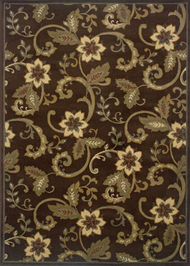 "necwastle Rug - 2'6""x7'9""runner, Brown"