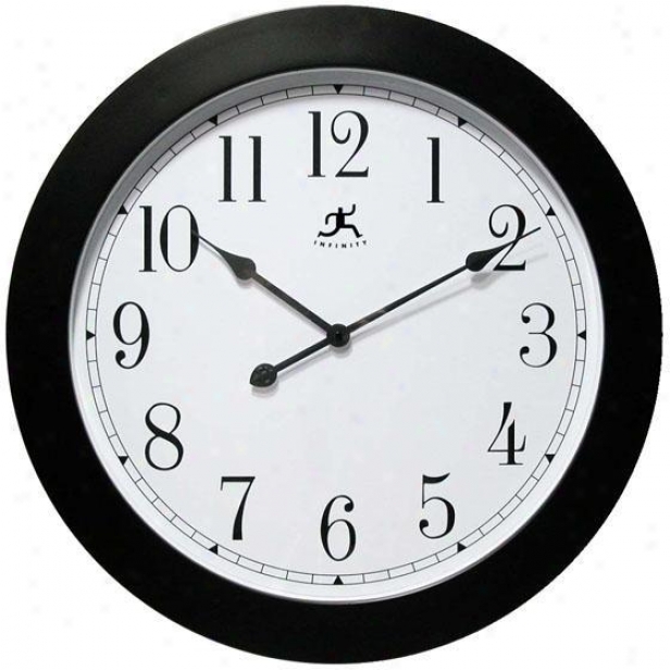 "nexus Wall Clock - 26""d ,White"