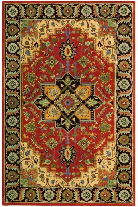 "normandie Area Rug - 7'9"" Round, Pumpkin"