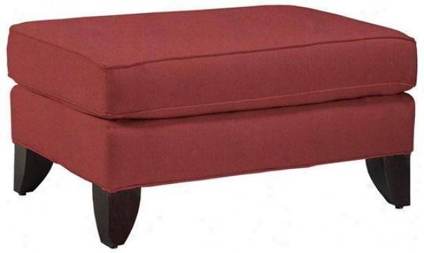 "notting Hill Ottoman - 20""hx36""w, Red"