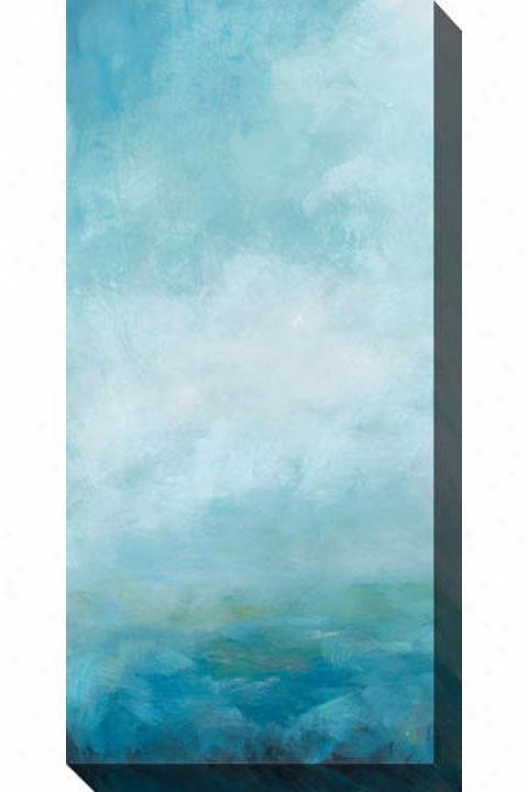 Ocean Front Ii Cqnvas Wall Art - Ii, Blue