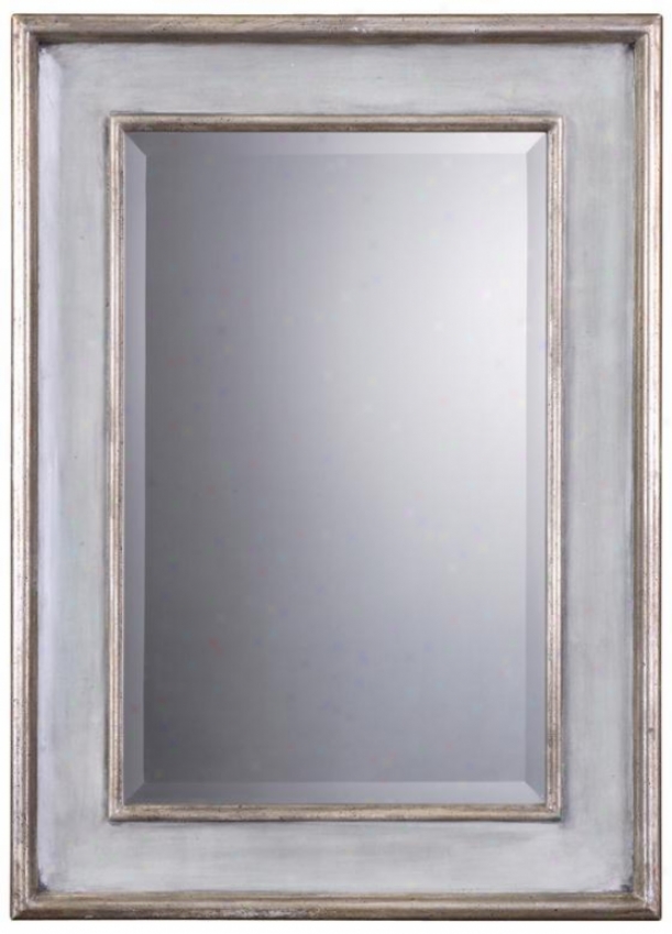 "ogden Mirror - 37""hx27""w, Light Blue"