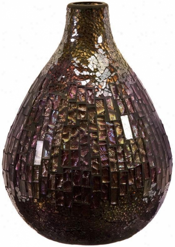 Orcchid Vase - Short, Purple