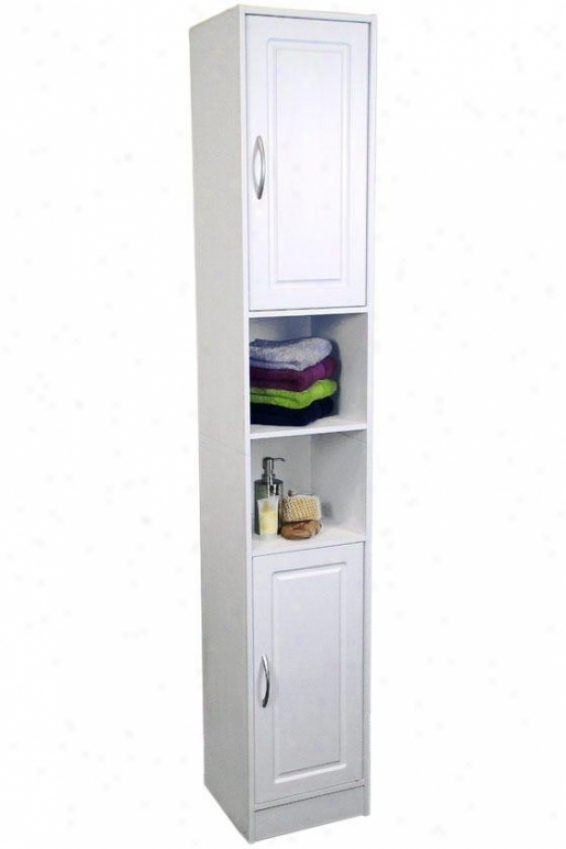 "organize It Storage Tower - 71.5""hx12.25""w, White"