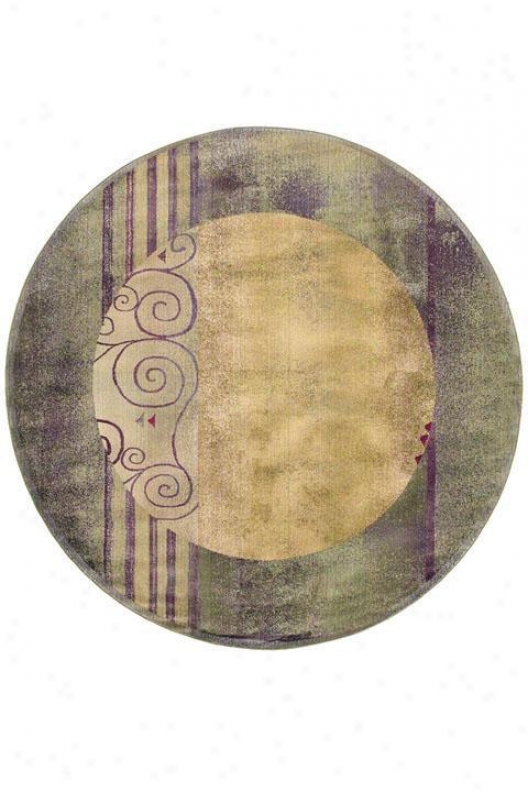 Oriental Weavers Generations Area Rug - 6' Round, Sage