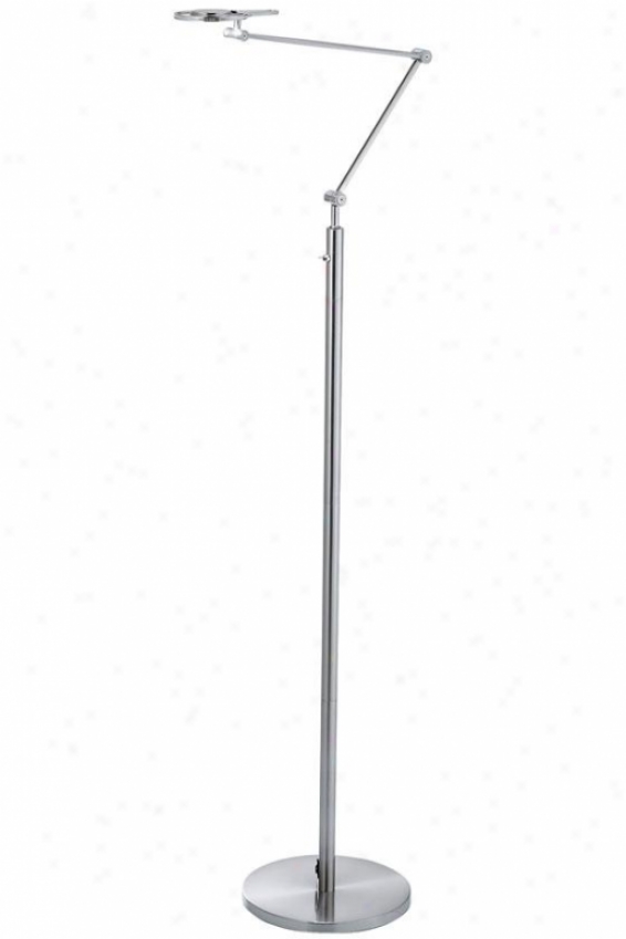 Orion Floor Lamp - 66hx10wx17d, Silver