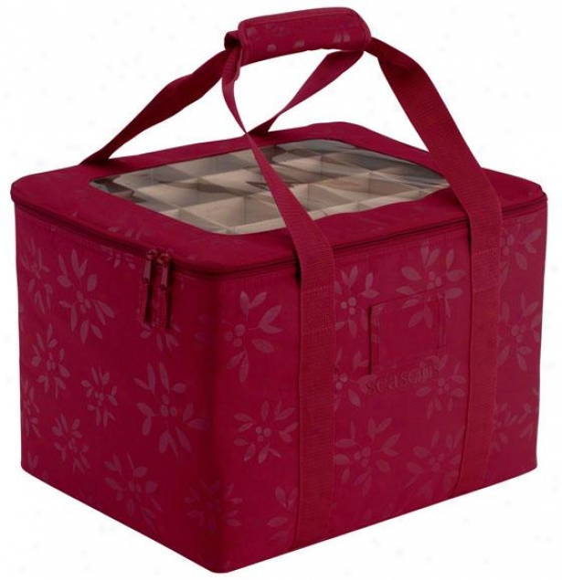 "ornament Organizer - 12""hx13""w, Crimson Red"