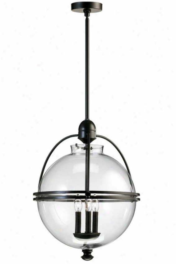 Ornamental Pendant - 3-light, Long-cultivated World Fnsh