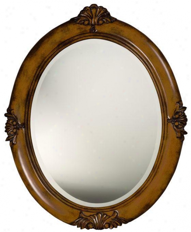 "oval Decorative Mirror - 30""w, Oam"