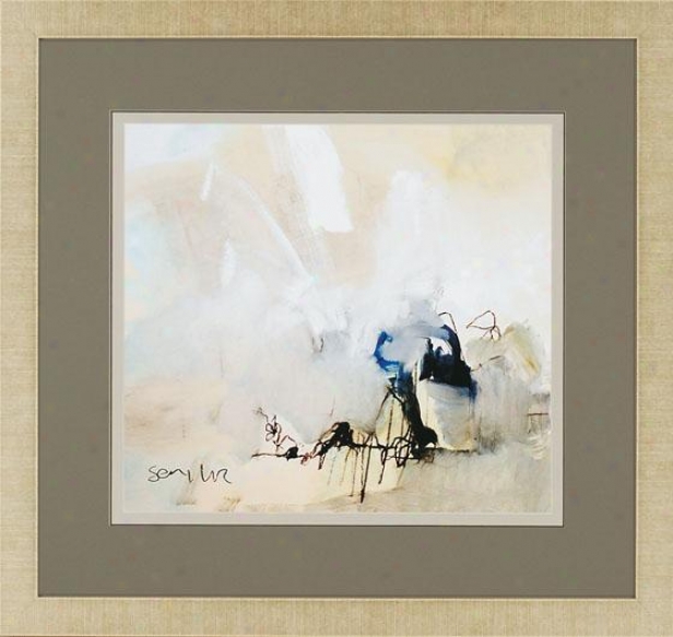 "overjoyed Iii Wall Art - 33""hx35""w, White"