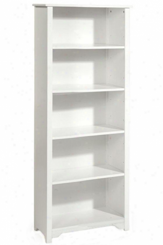 "oxford 24""w 5-shelf Boikcase - Five-shelf/24w, White"