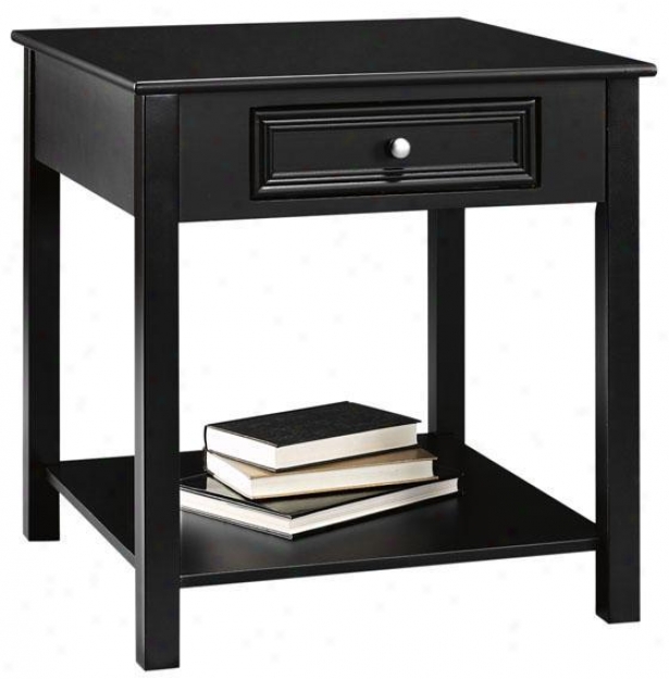 Oxford Square Accen5 Anywhere Table - 1-drzwer, Black