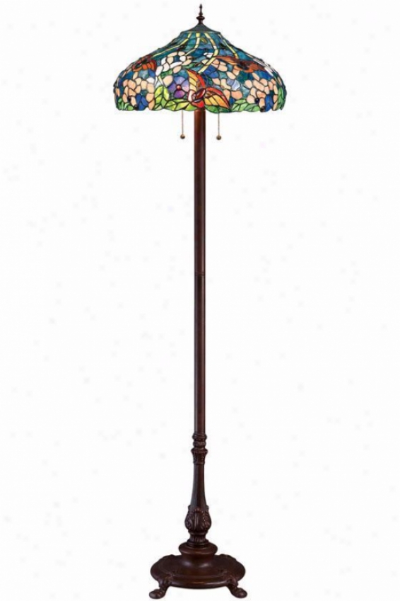 Oyster Bay Butterflies Floor Lamp - Floor, Multi