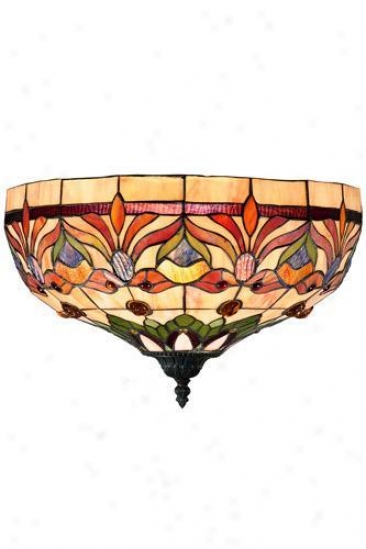 Oyster Bay Kaleidoscope Wall Sconce - Wall Sconce, Red