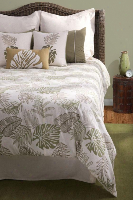 Palm Coast Bedding Set - King, Begie