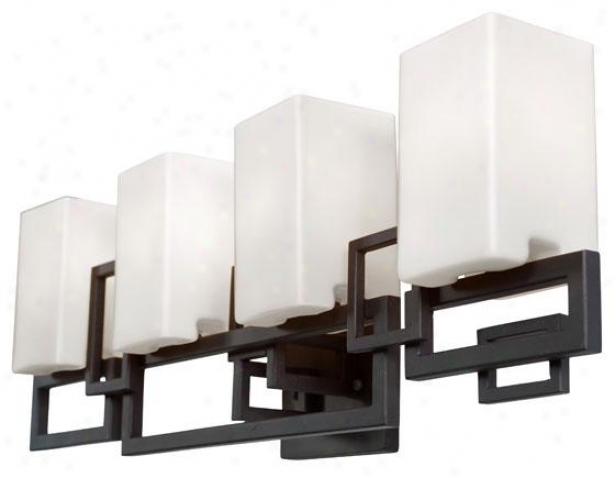 Palm Springs 4-light Vanity - Four Light, Forged Irn Crmy