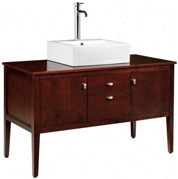 "palmer Bathroom Vanity - 29""hx49""w, Crimson Red"