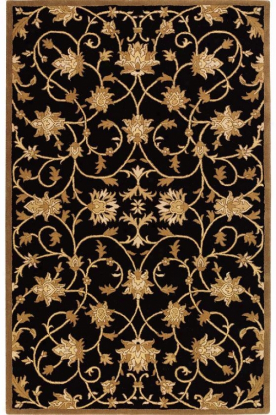 "paloma Area Rug - 7'9"" Round, Black"