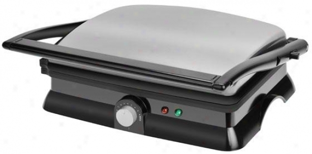 Panini Press - 5.13hx13.25wx13, Black/stainless