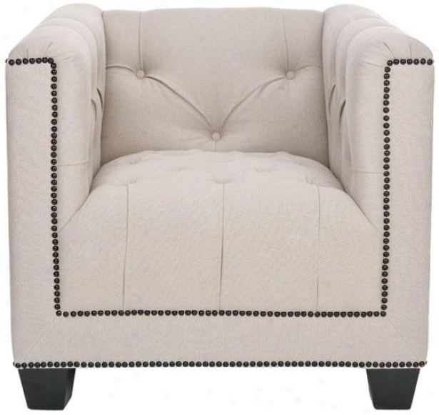 "paris Club Chair - 29""hx34""wx32""d, Ivory"