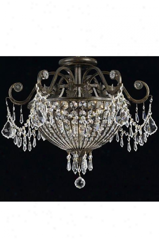 Paris Flea Crystal Chandelier - 9 Light, Black