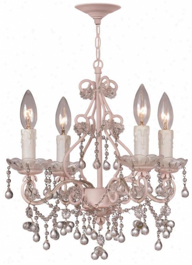 Paris Flea Maroet Chandelier - 4-light, Cream