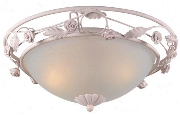 Paris Flea Market Flush Mount - 2-light, Blush