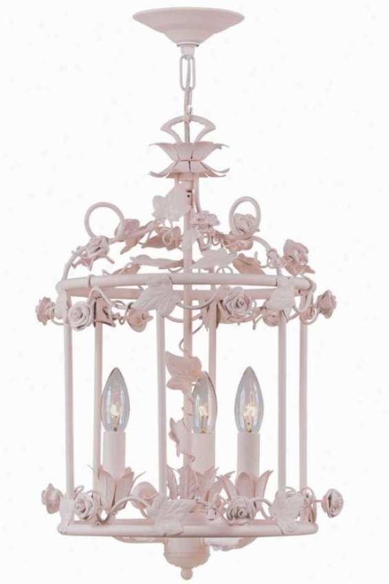 Paris Flea Market Foye5 Lantern - 3-light, Blush