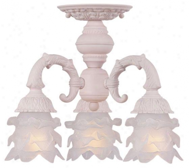 Paris Flea Market Semi-flush Mount - 3-light, Blush