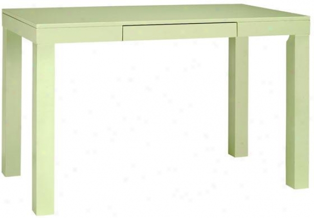 "parsons 47.5""w Desk - 30""x37.5"", Grreen"