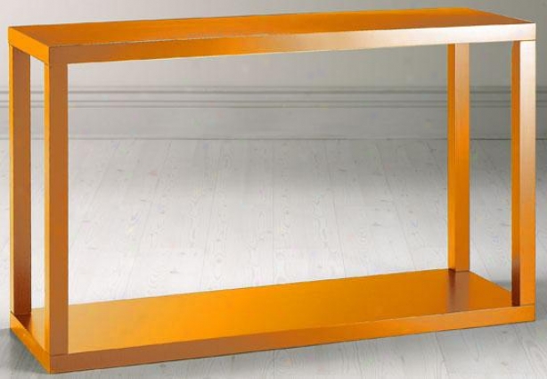 "parsons Sofa Console Table - 30""hx48""w, Orange"