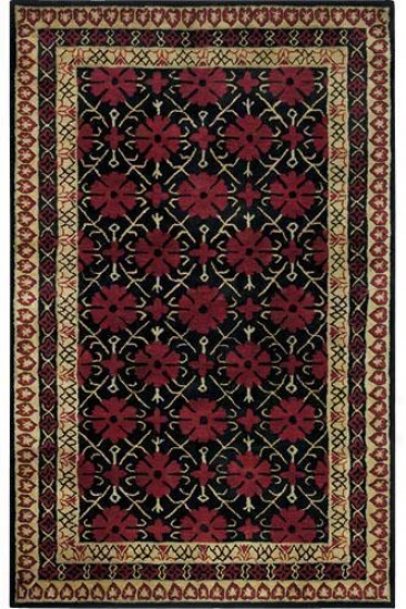 Peshawar Area Rug - 4'x6', Blacj