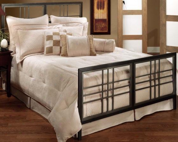 Pestr Bed - Twin, Gray