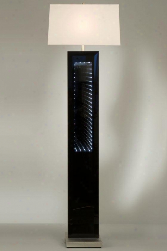 "phantom Floor Lamp - 62hx10""wx16""d, Black"