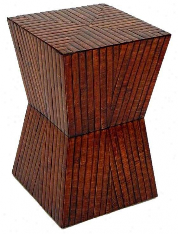 "poao Stool - 20""hx13""sqq, Tan"