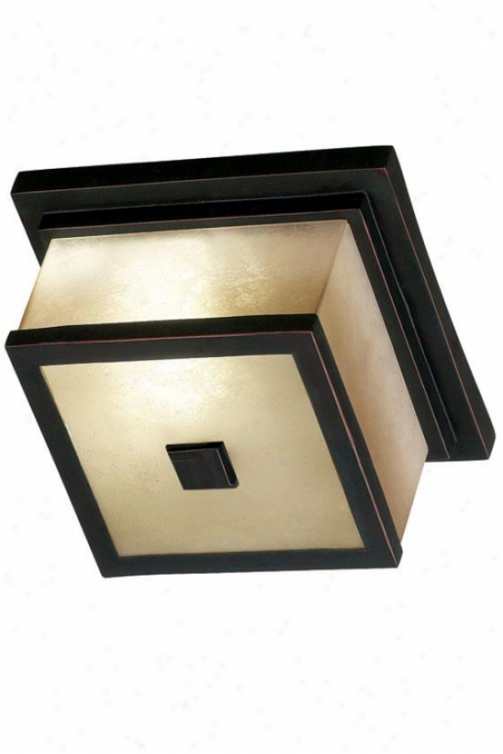 Piemdont Outdoor Flush Mount - 2-light, Oil Rubbed Bronze