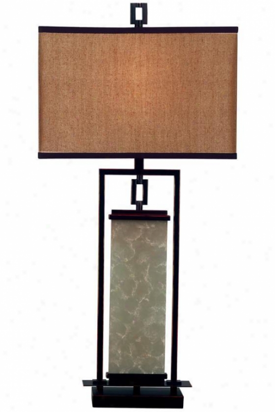 "plateau Table Lamp Ii - 32""h, Copper Bronze"