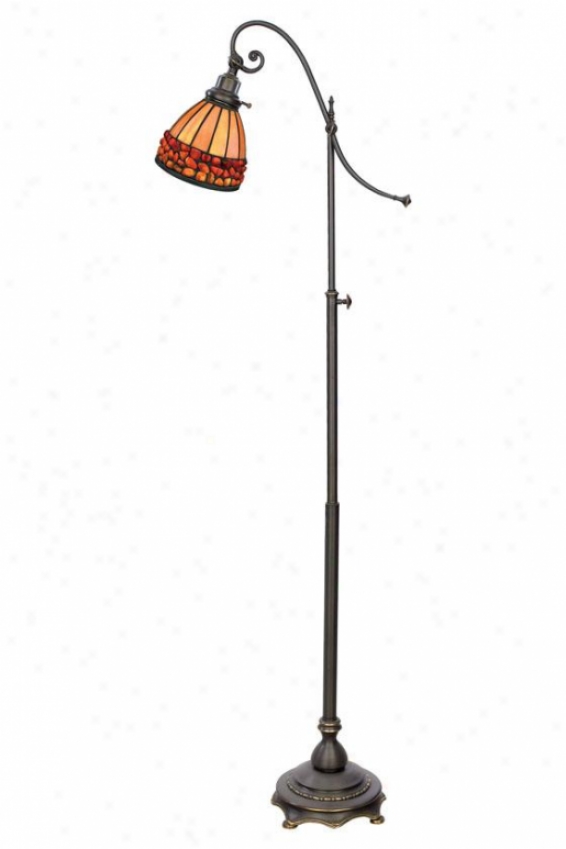 Pomez Floor Task Lamp - Task, Bronze