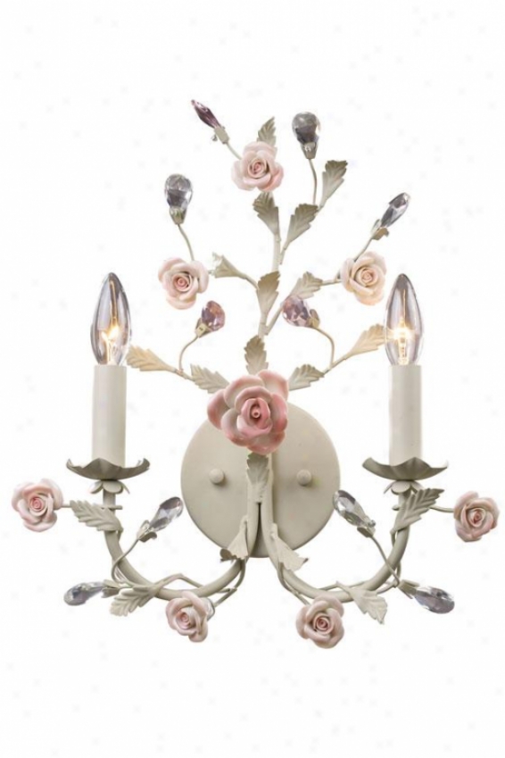 Porcellana Wall Bracket - 2-light, Ivory