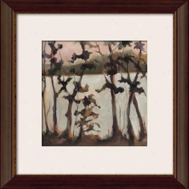 Quiet Moments Ii Framed Wall Art - Ii, Matted Burlwood