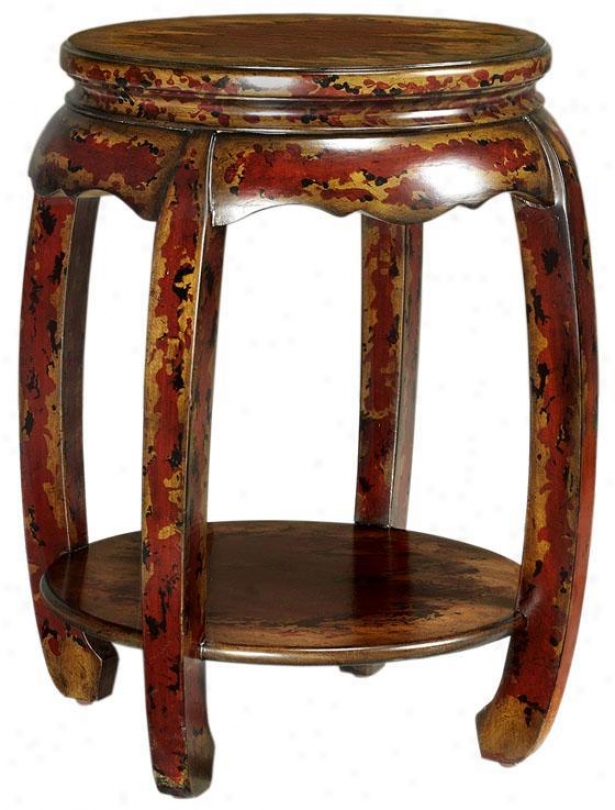 "quin Accent Table - 24""hx17.5""w, Red"