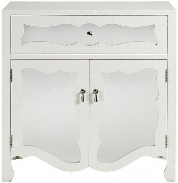 "reflections 34""h Mia Cabinet - Cabinet, White"