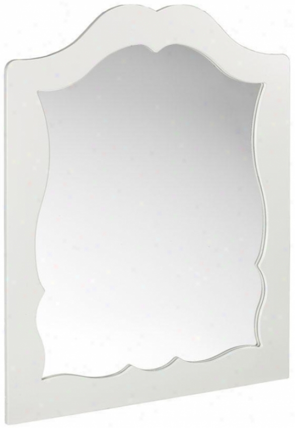 "reflections 38""h Mia Mirror - 38""hx30""w, White"